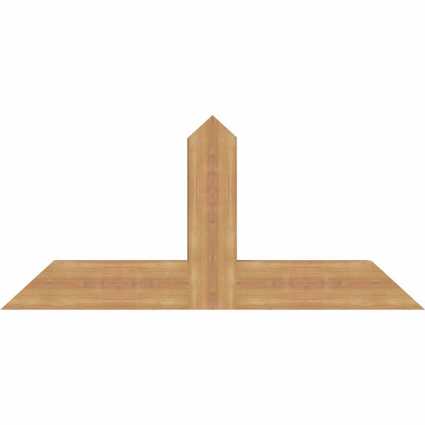Ekena Millwork Portland Timber Gable Bracket, Western Red Cedar, 48"W x 22"H x 3 1/2"D x 5 1/2"F, 11/12 Pitch GBW048X22X0406POR00SWR - main